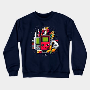 pixel art game boy Crewneck Sweatshirt